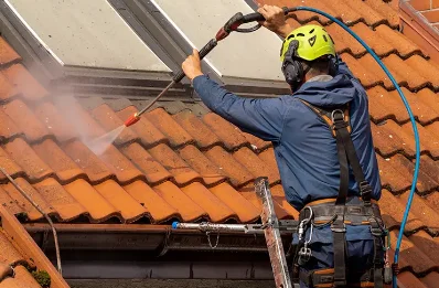 Démoussage et hydrofuge de toiture à Oletta
